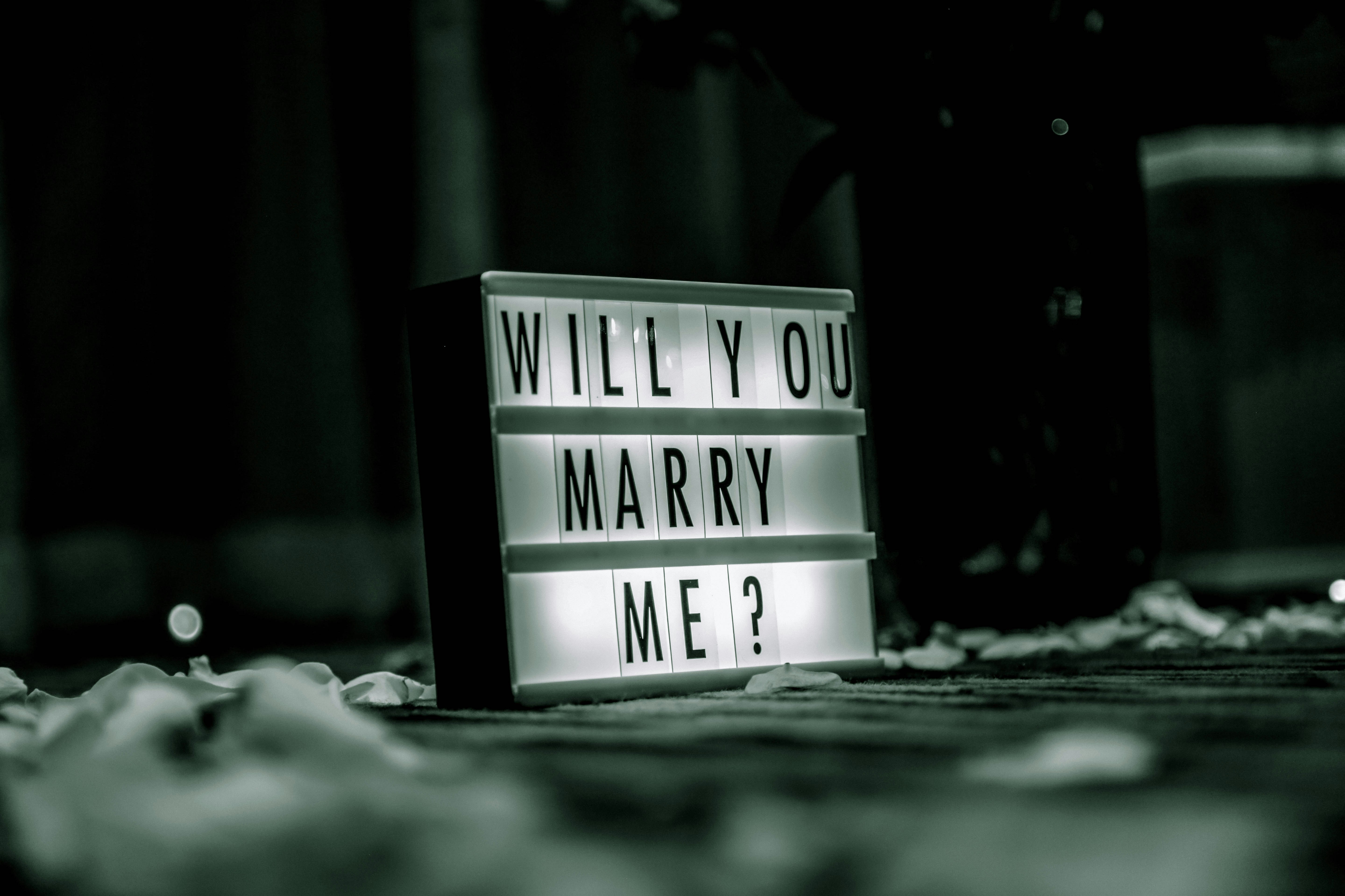 Will you marry me?